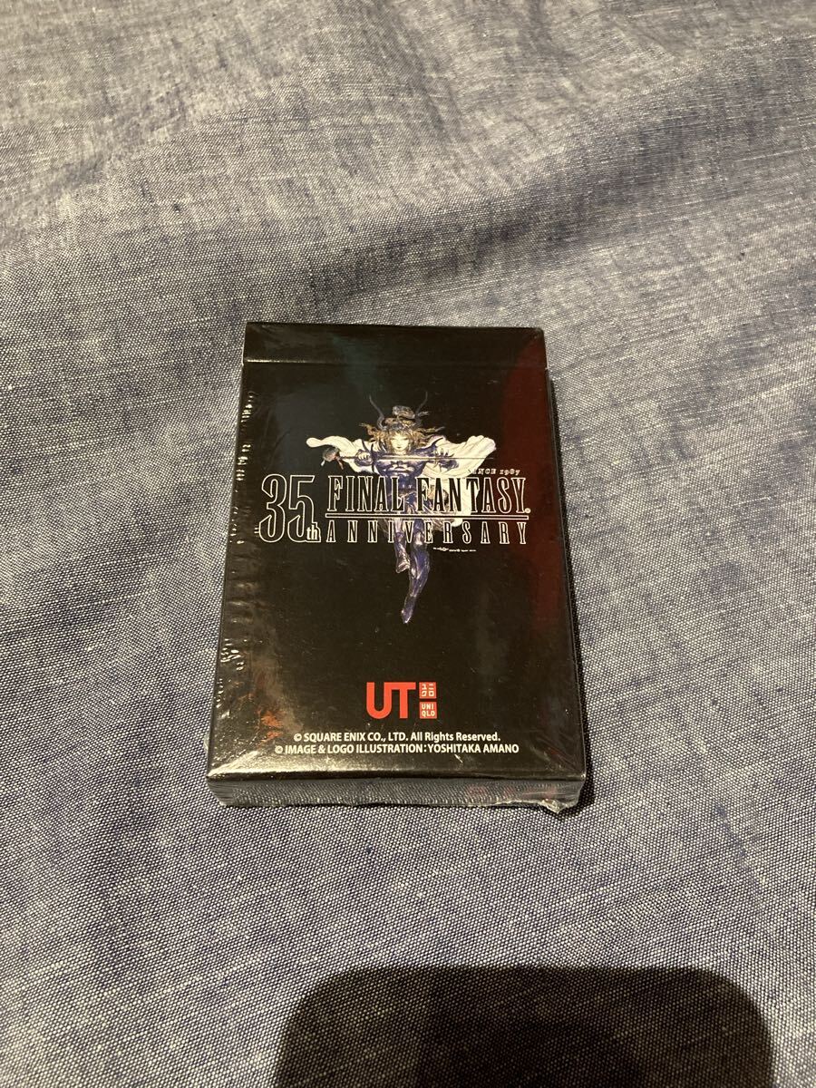 非売品 ファイナルファンタジー ユニクロ トランプ UNIQLO FINAL FANTASY 記念トランプ UT FF 未開封 NOT FOR SALE MADE IN JAPAN 35周年