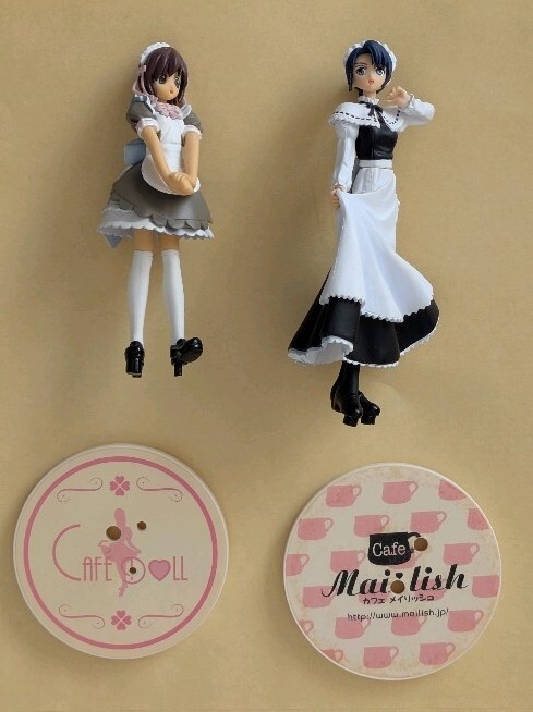 ◎フィギュア・メイドカフェコレクション ～秋葉原編～（多分）◎カフェメイリッシュ、カフェドール2体セット