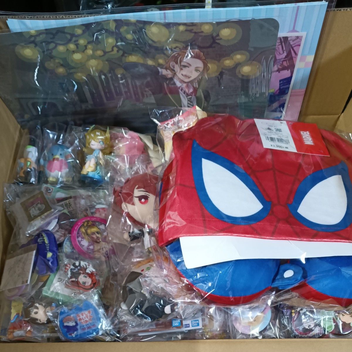 ノンジャンル　まとめ売り！　箱いっぱい　キャラクター　グッズ二手;物流保障;有些许损伤或污渍