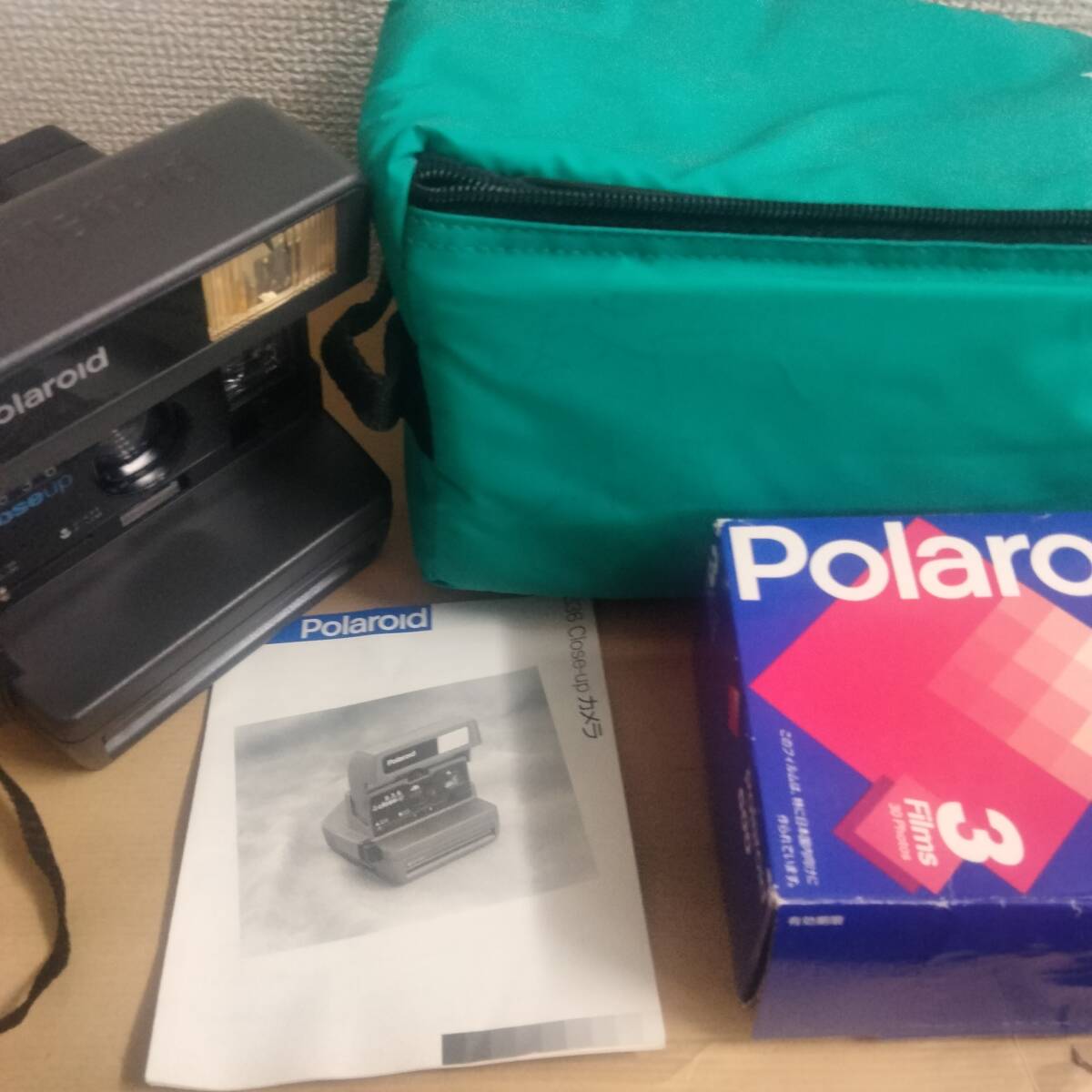 Polaroid 636 closse up ポラロイドカメラ クローズアップ Joyful Bag セット★動作未確認★ジャンク★