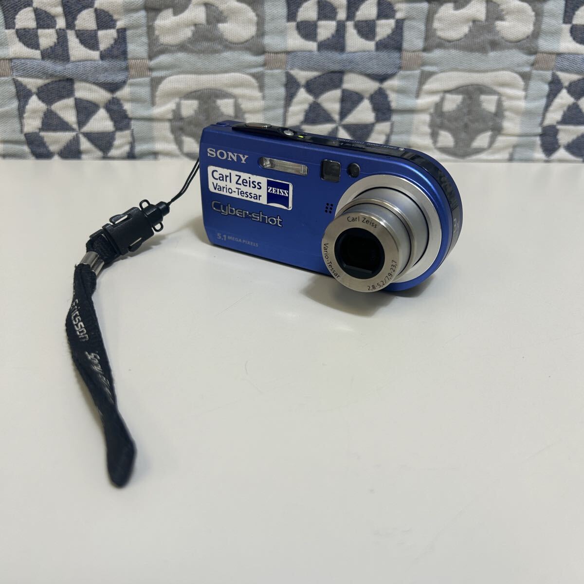 動作 SONY ソニー Cyber-shot DSC-P100 ブルー サイバーショット デジカメ デジタルカメラ コンデジ jk107お