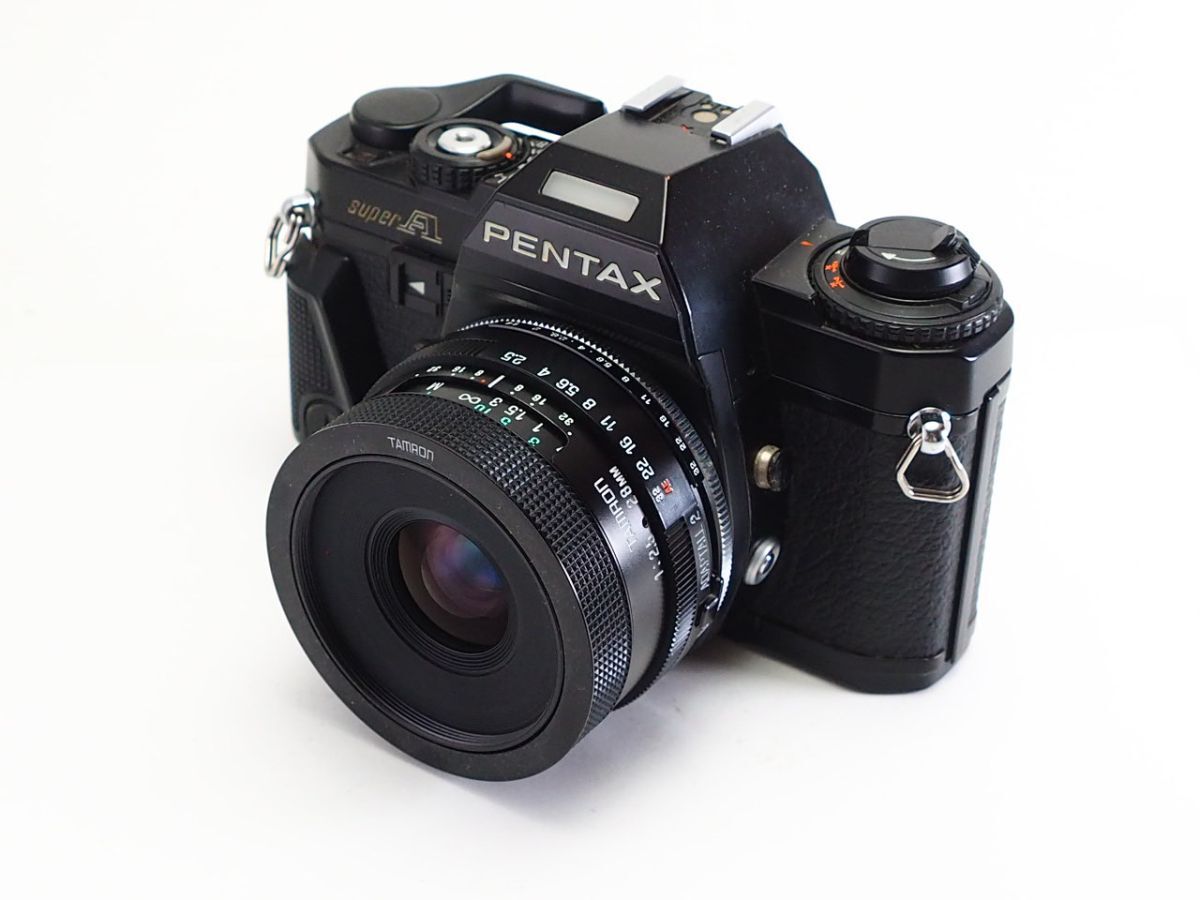 ★訳あり大特価★ ペンタックス PENTAX SUPER A ボディ TAMRON 28mm F2.5 レンズセット #Z1561