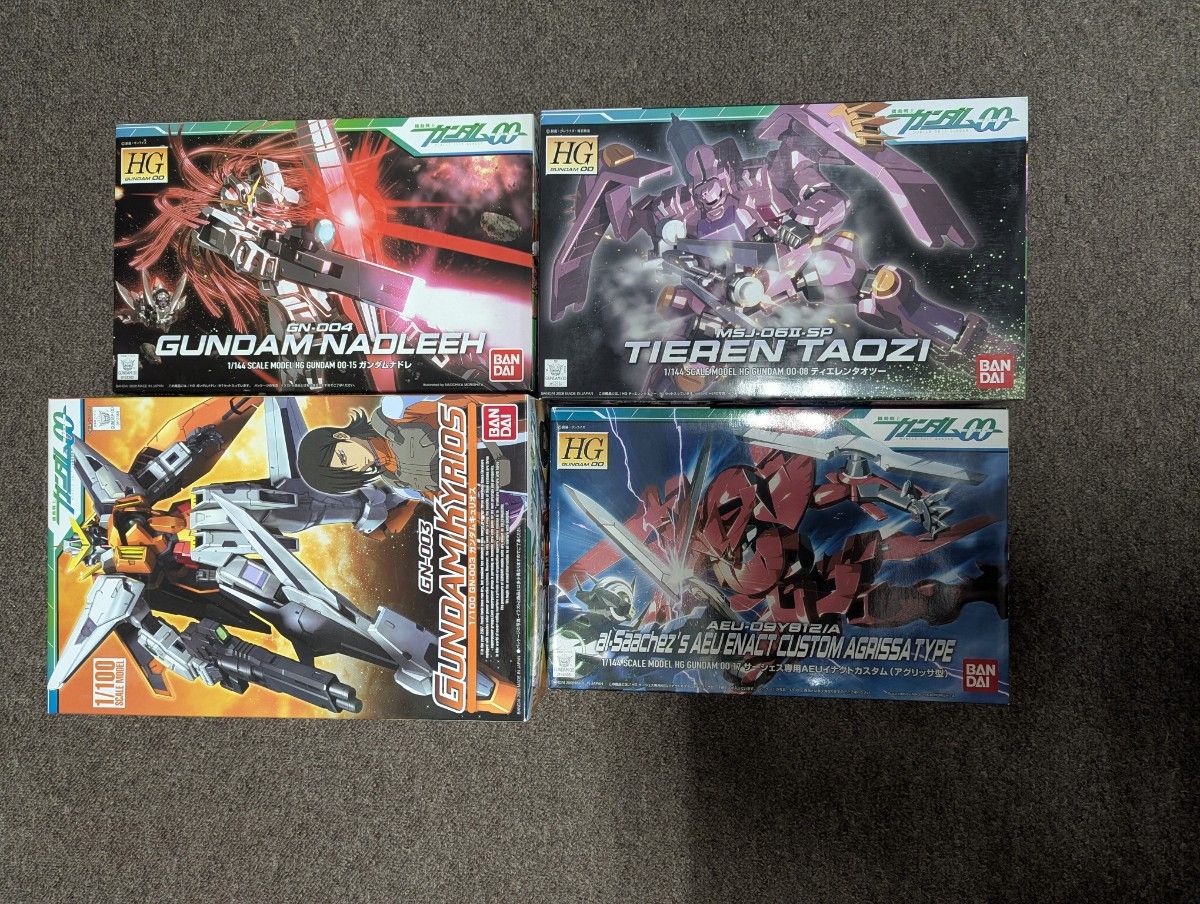 ガンプラまとめ売り1/100 機動戦士ガンダム00 未組立 HG二手;物流保障;有些许损伤或污渍