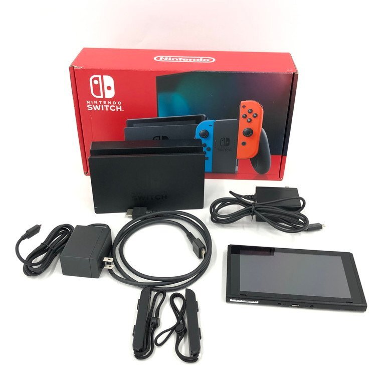 Nintendo　ニンテンドー　Switch　スイッチ　HAC-001　通電〇　初期化済み　付属品あり【EBAO9013】