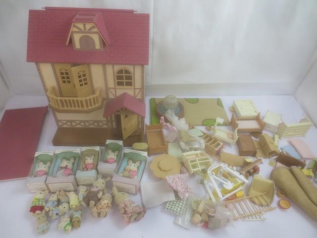 ホビー シルバニアファミリー のみ ショコラウサギのお母さん お父さん 女の子 等 グッズセット 【まとめ売り 動作未