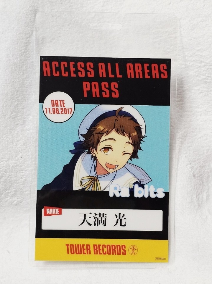 匿名配送 あんさんぶるスターズ あんスタ タワーレコード 天満光 バックステージパス 非売品 タワレコ バクステパス二手;物流保障;未使用