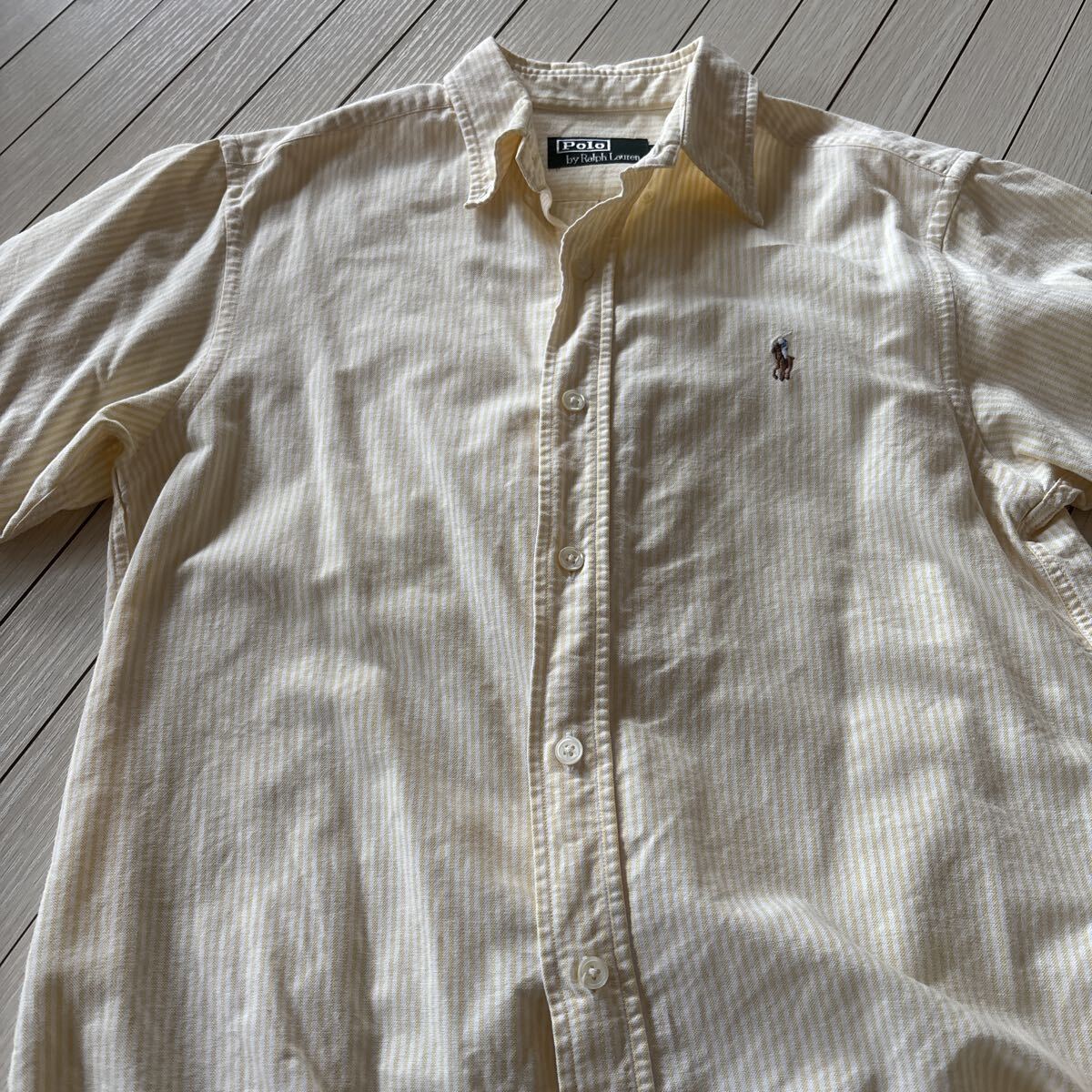 RALPH Lauren ラルフローレン 半袖シャツ 黄色