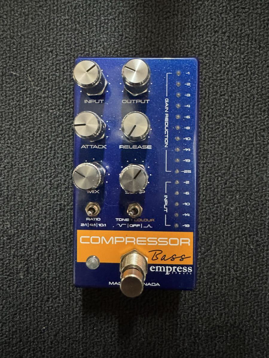 Empress Effects Bass Compressor Blue コンパクトエフェクター ベースコンプレッサー エンプレスエフェクト エフェクター Compressor