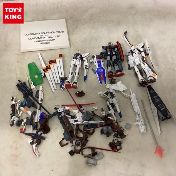 1円〜 訳あり ジャンク GUNDAM FIX FIGURATION/GFF νガンダム、F91、ヘビーガンダム