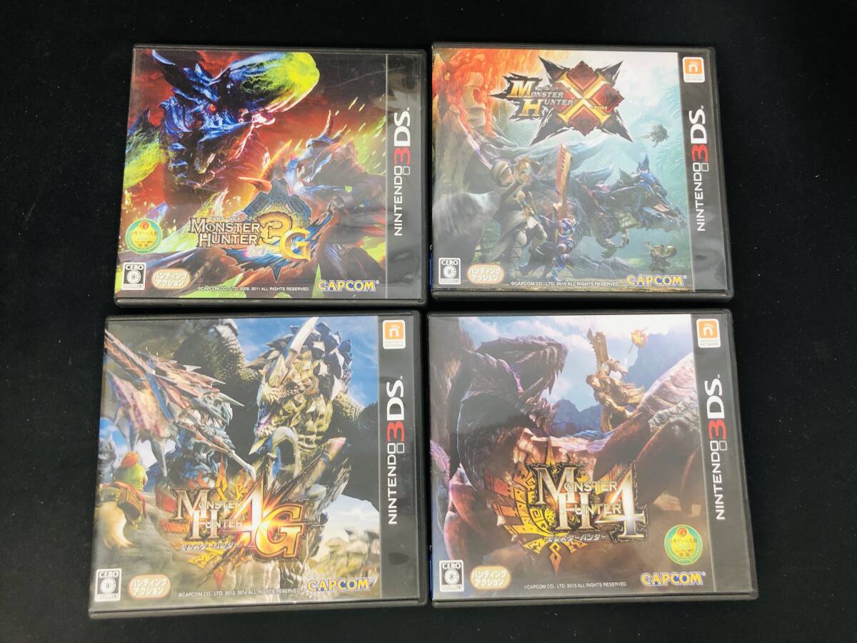 モンスターハンタークロス モンスターハンター 3G モンスターハンター 4 4G 即購入！！ 4本 セット