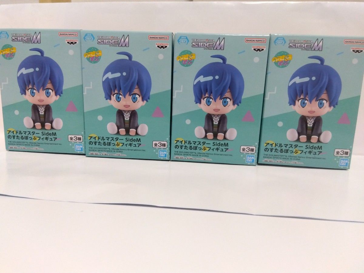 アイドルマスター SideM のすたるぽっぷフィギュア (天峰秀)4個セット二手;物流保障;接近未使用