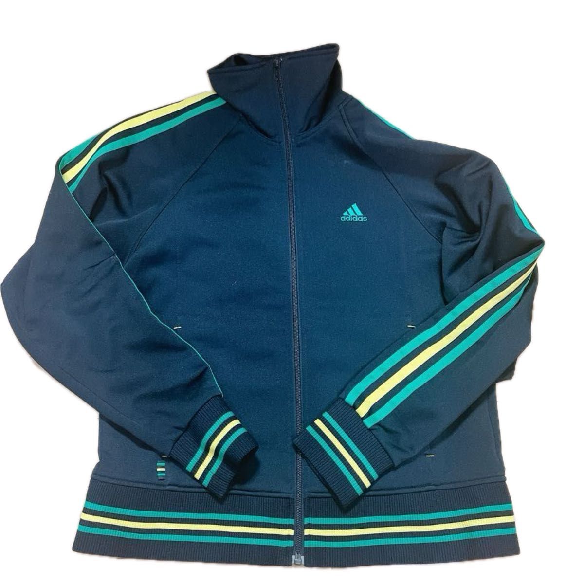 adidas アディダス トラックジャケット ジャージ ジャマイカンカラー ラスタカラー 3ストライプ M二手;物流保障;没有明显的损伤或污渍