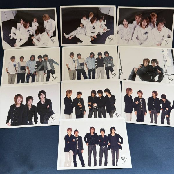 【生写真】 嵐 10枚 39 公式 嵐ロゴ 大野智 松本潤 二宮和也 櫻井翔 相葉雅紀 旧ジャニーズ STARTO