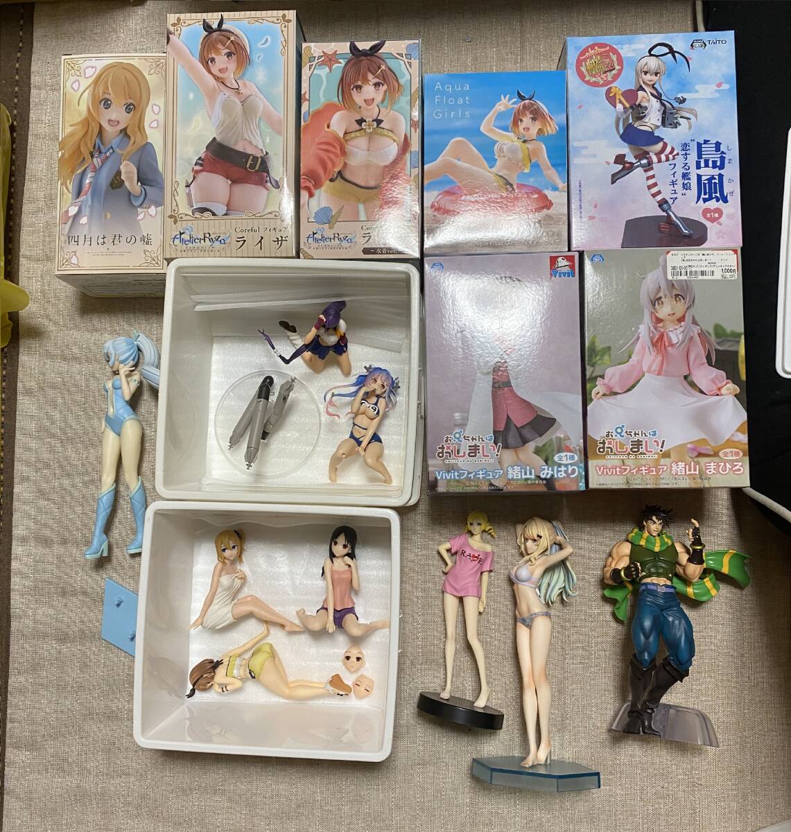 プライズ　美少女フィギュア　大量　まとめ　ライザ　艦これ　お兄ちゃんはおしまい！　一騎当千　キャサリン　ぬーどるストッパー