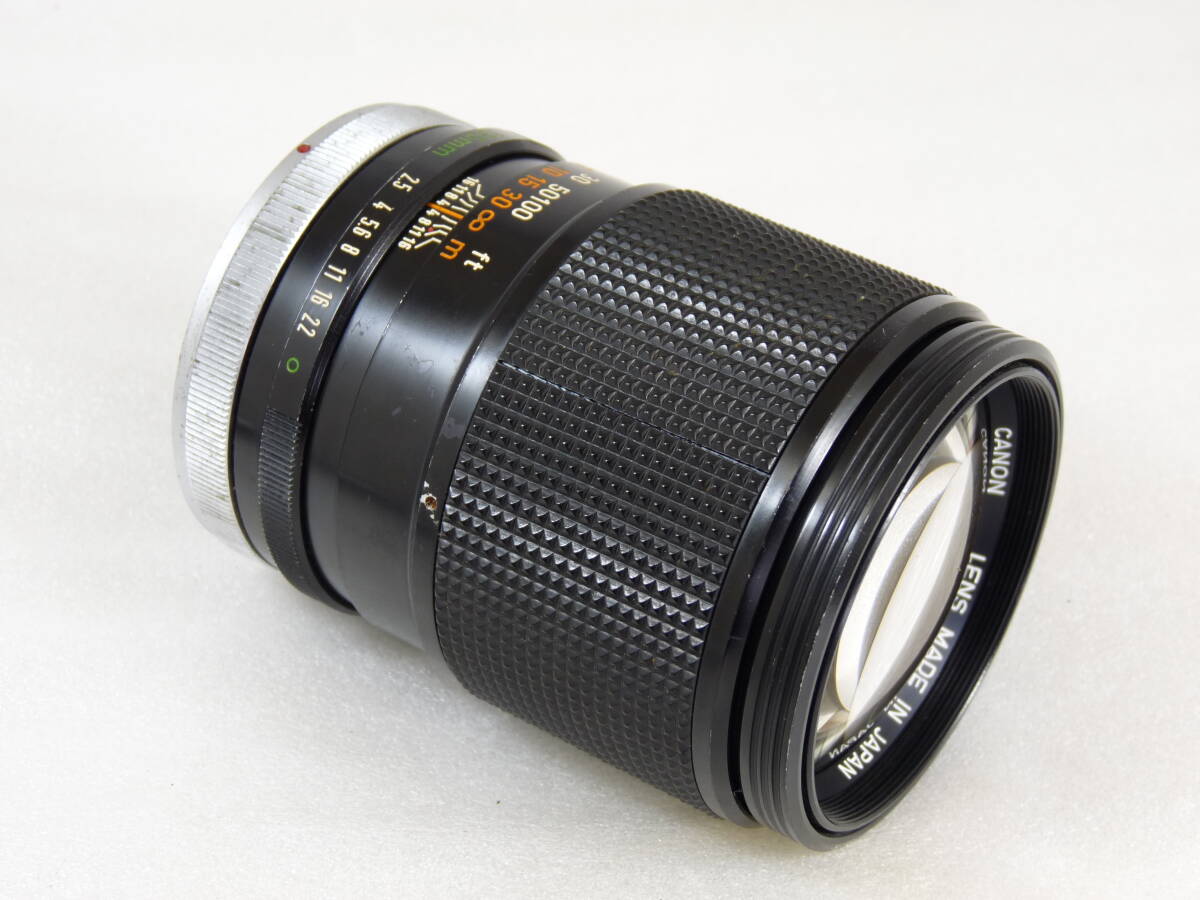 【ジャンク】Canon FD 135mm F2.5 カビ跡シミ残り