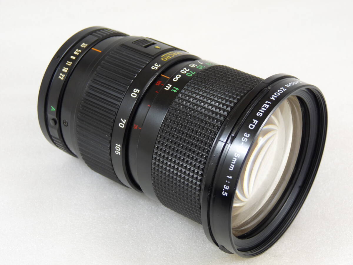【ジャンク】Canon NewFD 35-105mm F3.5 カビあり