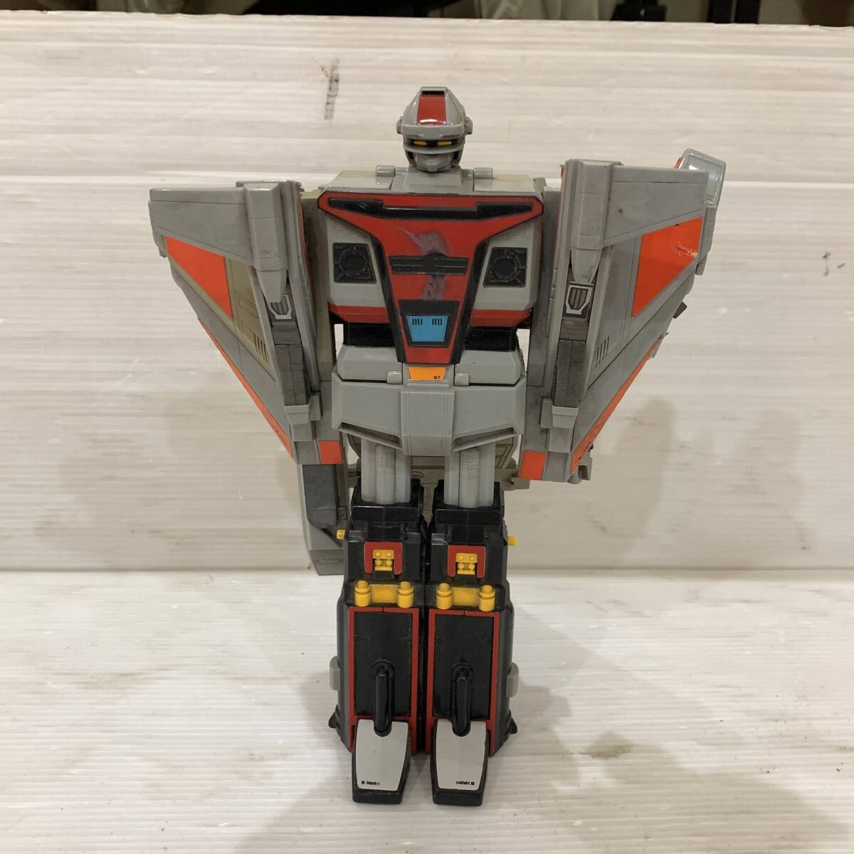 ■時空戦士スピルバン DX超時空戦闘母艦 グランナスカ ロボット形態 バンダイ BANDAI 当時物 ジャンク■T40123