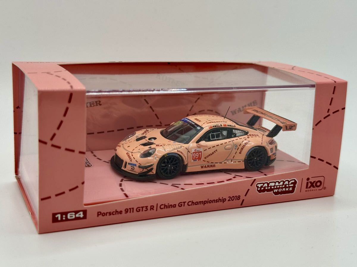 TARMAC WORKS ターマックワークス1/64 ポルシェ 911 GT3 R Pink Pig