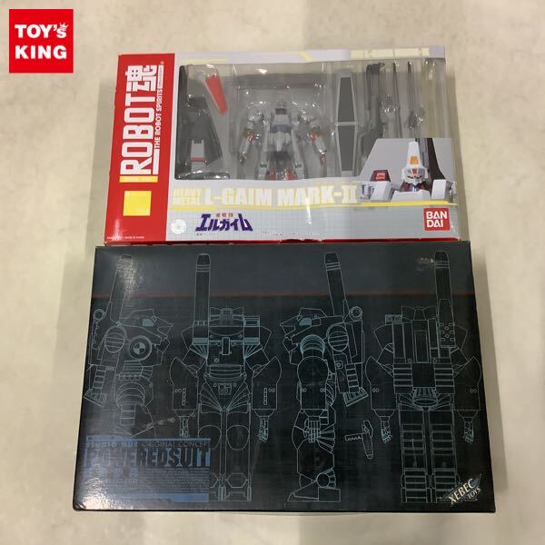 1円〜 未開封含 バンダイ等 ROBOT魂 重戦機エルガイム エルガイムMk-II 1/20 機動歩兵 パワードスーツ