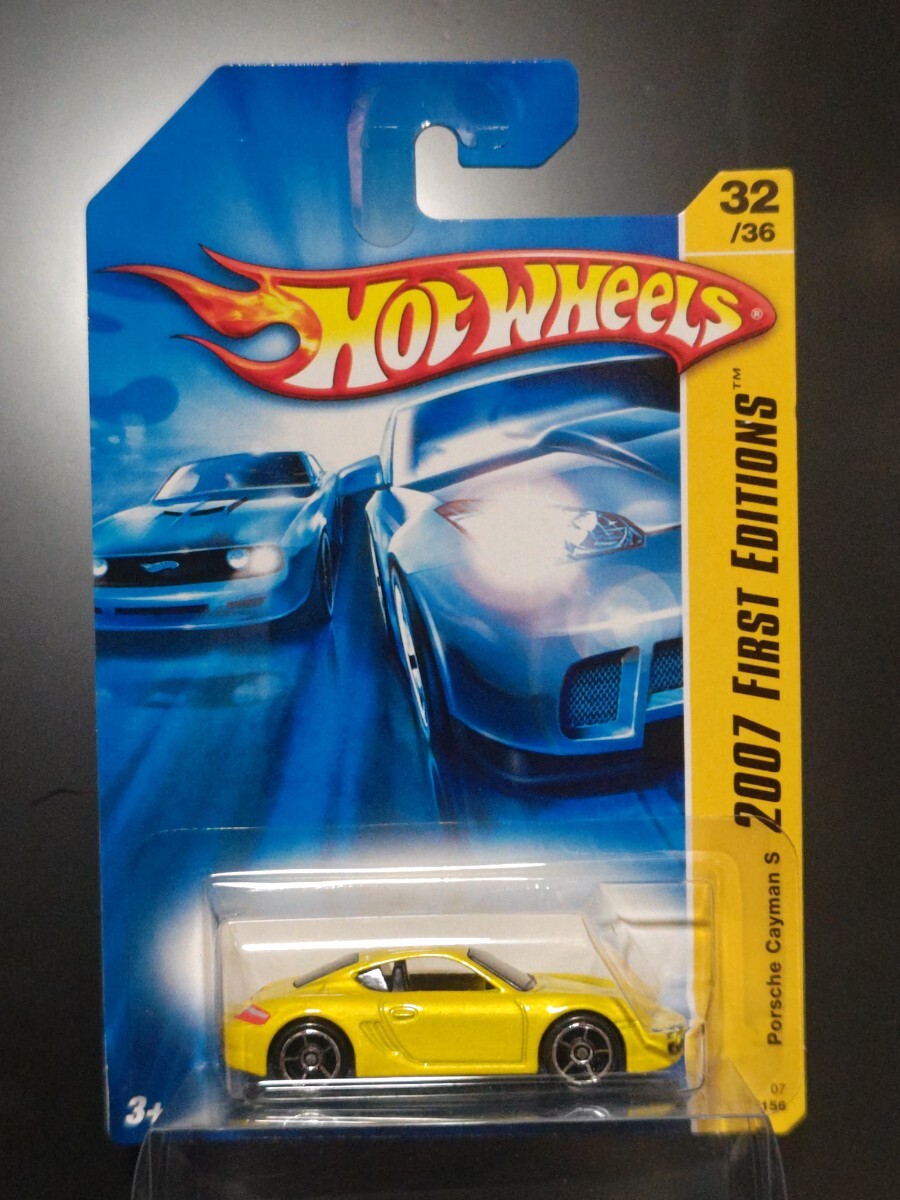 ホットウィール 2007 FE PORSCHE　Cayman S 裏面シミあり