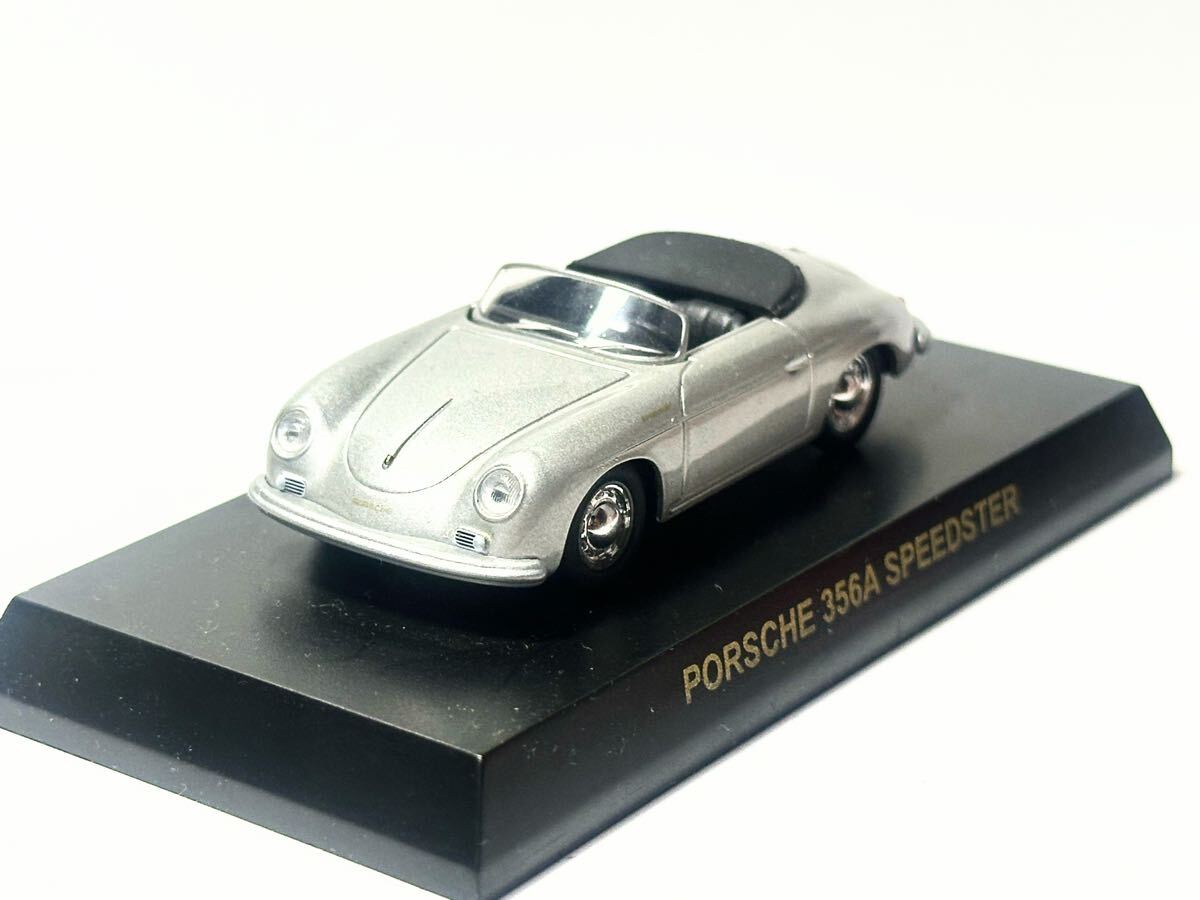1/64 京商　サンクス　ポルシェ　銀 シルバー Porsche 356A SPEEDSTER Kyosho 3インチ 美品ルース
