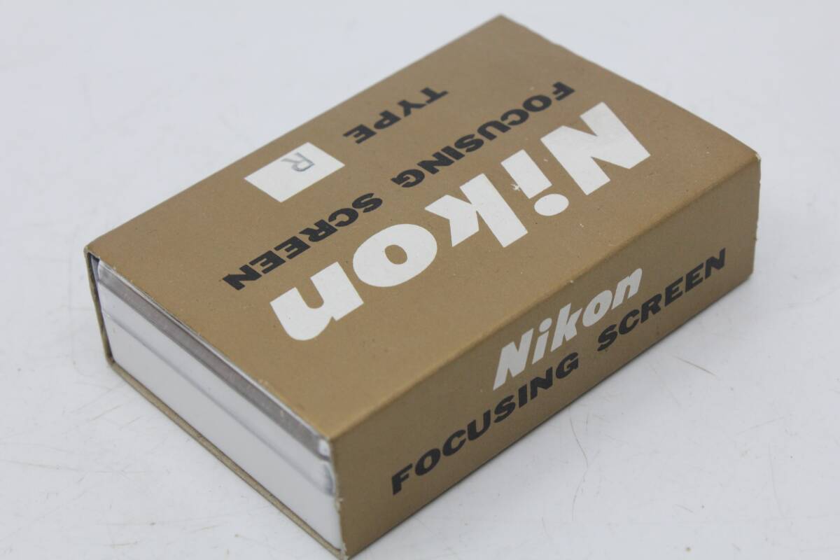 【送料無料／未使用品】 ニコン Nikon F F2 FOCUSING SCREEN フォーカシングスクリーン R 方眼 スプリット MT4838