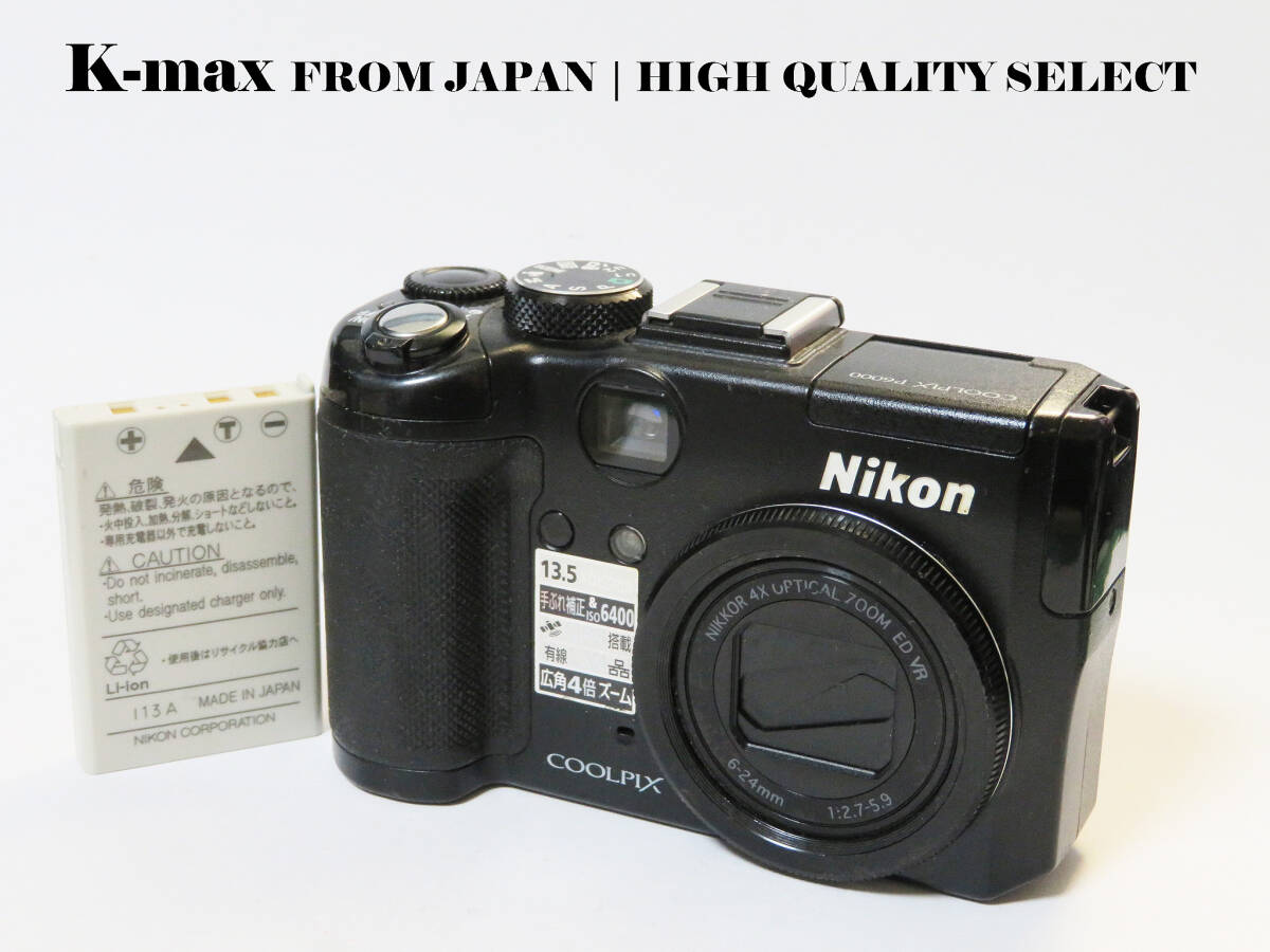 訳あり品【極上美品】 Nikon COOLPIX P6000 Black | Mint Condition from Japan | CCD Sensor Classic #9401