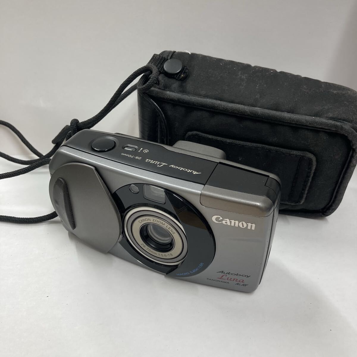 a Canon Autoboy Luna PANORAMA AiAF フィルムカメラ 28-70mm 動作未確認二手;物流保障;有些许损伤或污渍;易碎品;航空禁运