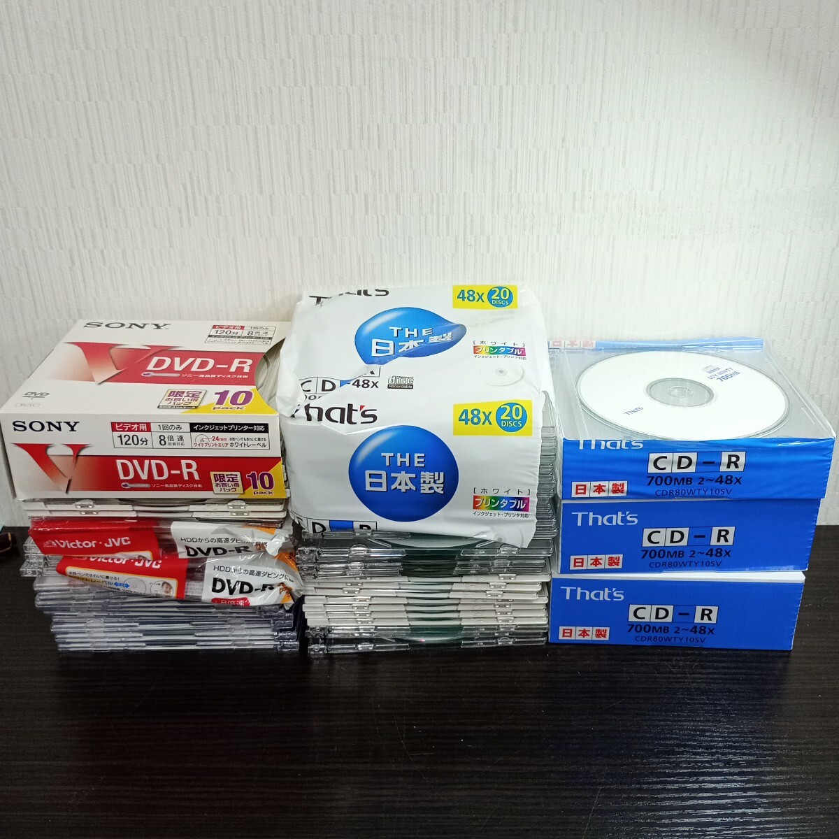 FS(K)-２　 DVD-R CD-R victor SONY maxellまとめ　保管品　現状品