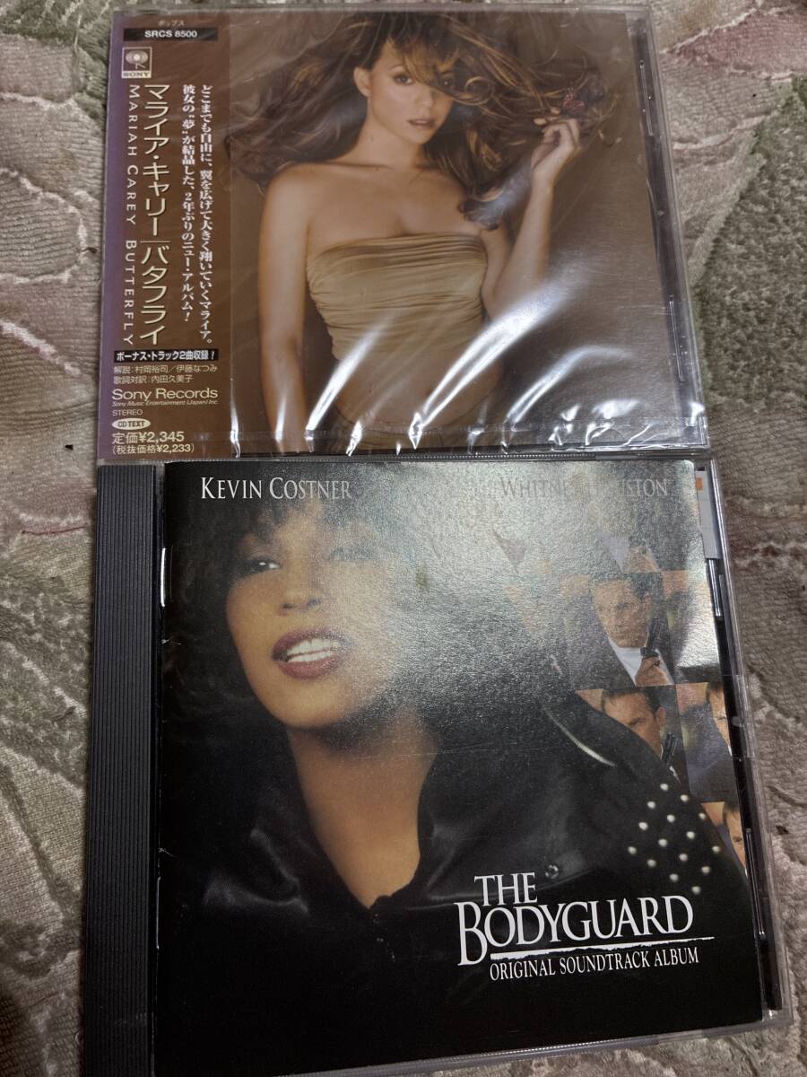 ザボディーガード オリジナルサウンドトラック(ホイットニーヒューストン ケビンコスナー）CD THE BODYGUARD+マライヤキャリー アルバム