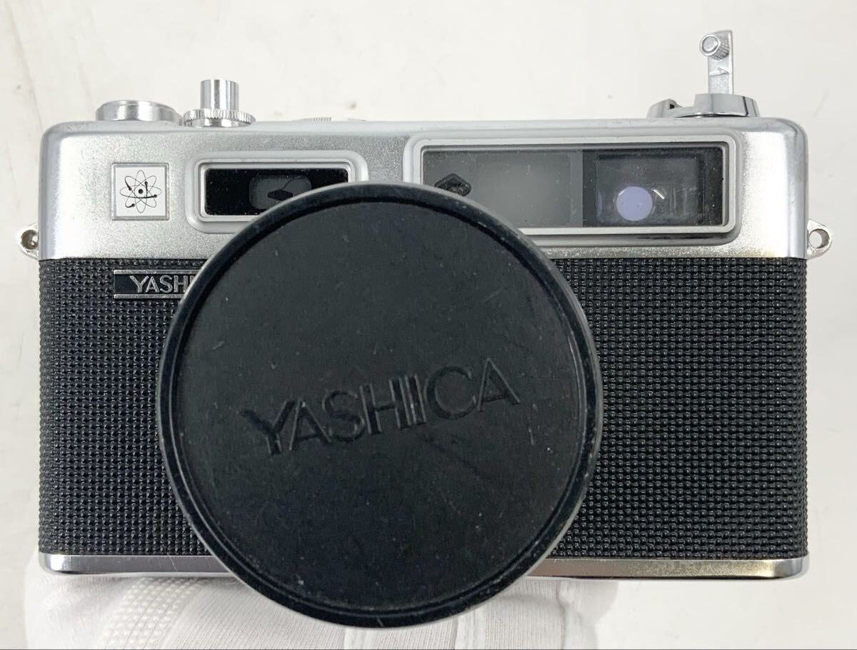 【19】フィルムカメラ　コンパクトカメラ　ヤシカ YASHICA ELECTRO35　現状品　シルバー　YASHINON-DX 45mm F1.7　レンジファインダー 中古