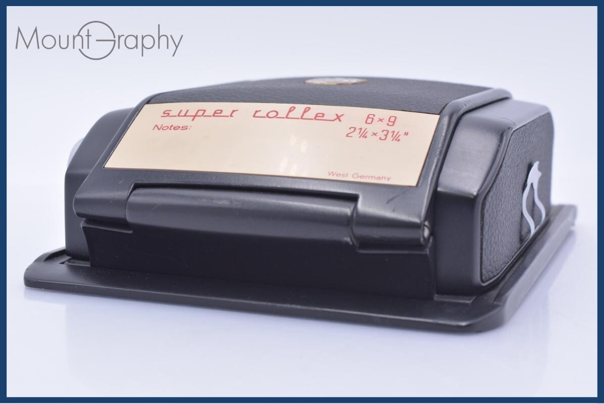 【動作保証】 リンホフ Linhof SUPER ROLLEX 6X9 Film Back With Box 同梱無料 #yk8236