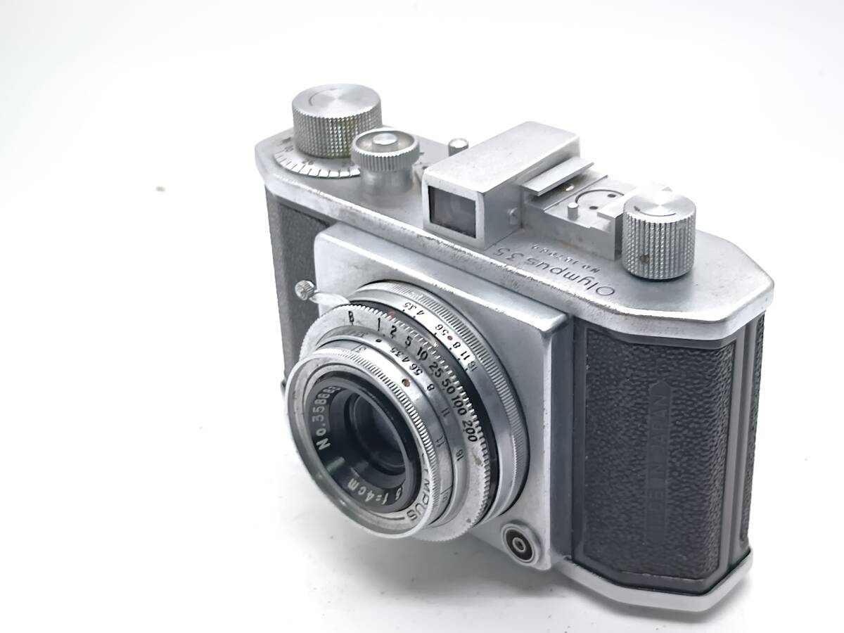 3828 オリンパス OLYMPUS 35 Zuiko C. 4cm F3.5 ★ジャンク品★ フィルムカメラ レンジファインダー 動作未確認品 同梱可