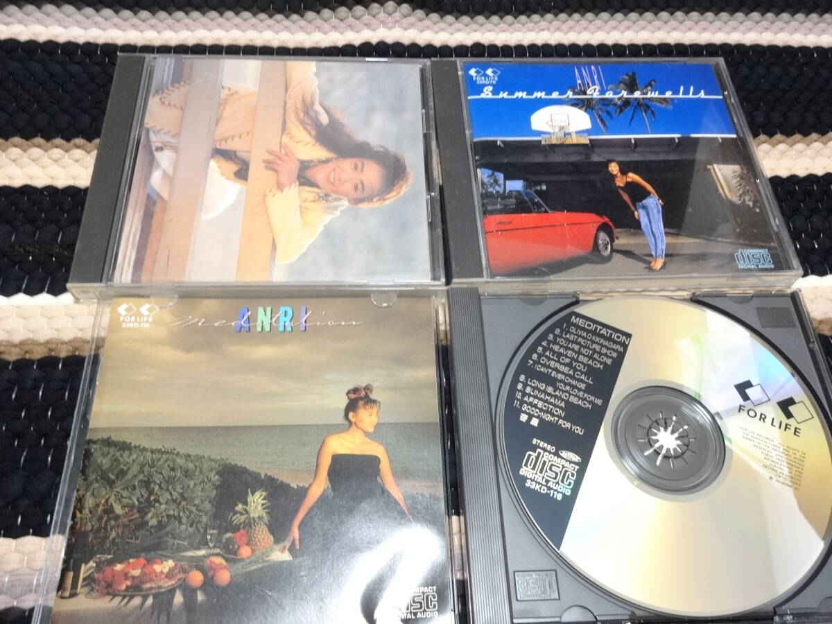 杏里　アルバム CD　rainbow summer　メディテイション セット