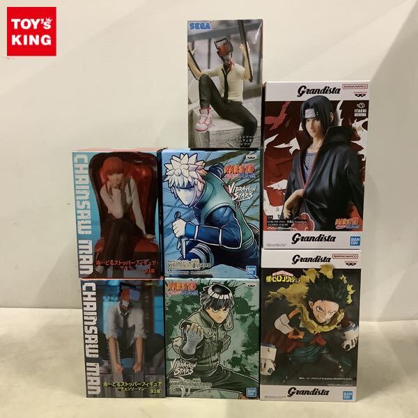 1円〜 未開封含 NARUTO-ナルト- 疾風伝 Grandista うちはイタチ チェンソーマン ぬーどるストッパーフィギュア マキマ 他