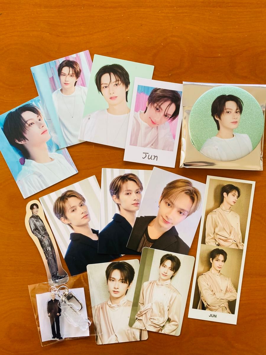 SEVENTEEN yakusoku 缶バッジ ジュン　JUN　フォトカード　インスタントフォト　トレカ　アクリルキーリング二手;物流保障;未使用
