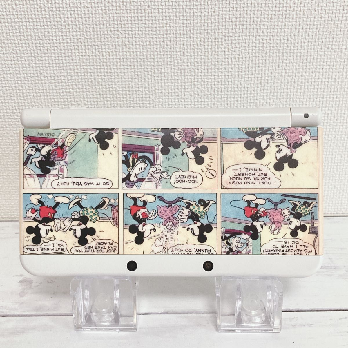 美品　 newNintendo3DS ディズニー着せ替えプレート付き　動作確認済み二手;物流保障;没有明显的损伤或污渍;易碎品;航空禁运