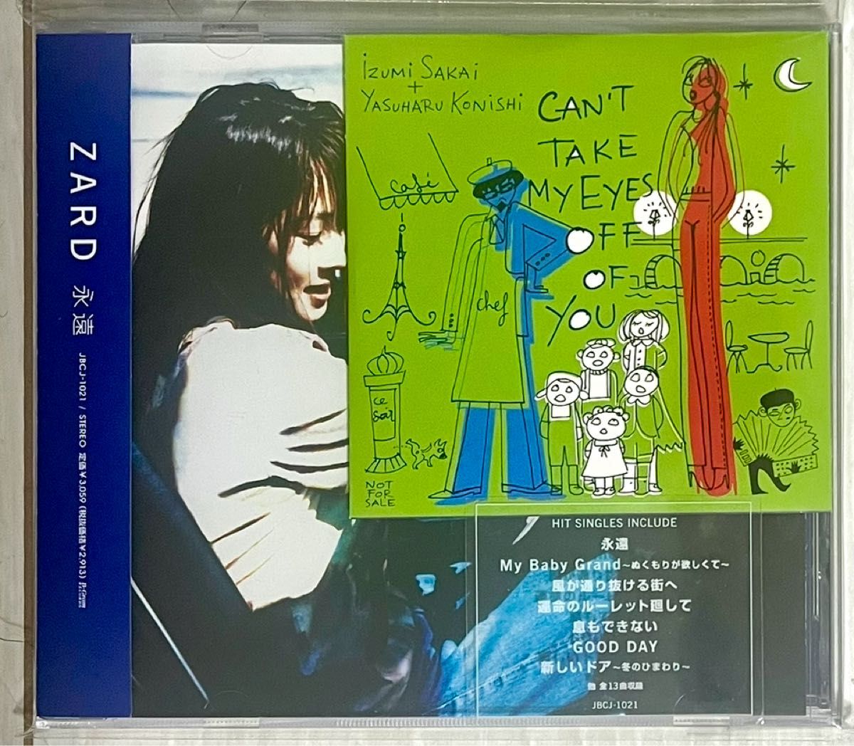 ZARD 初回特典 8cm CD付属 アルバム 永遠二手;物流保障;接近未使用