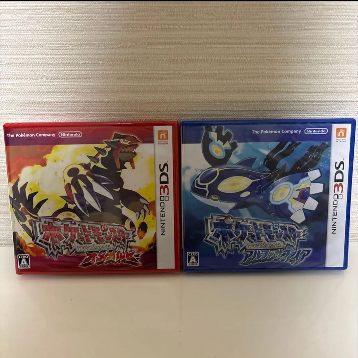 ポケットモンスター オメガルビー アルファサファイア 2本セット Nintendo 3DS二手;物流保障;未使用;易碎品;航空禁运