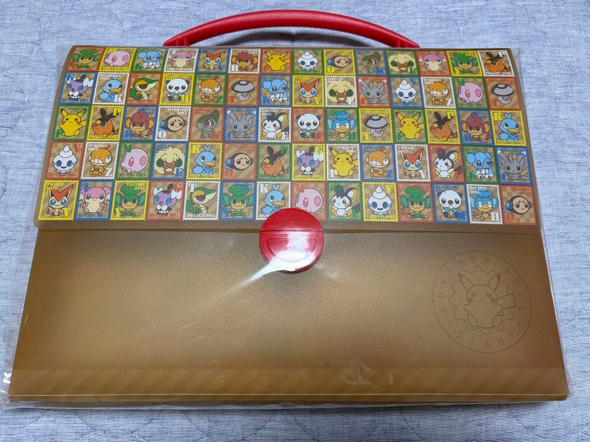 ポケモンセンター限定 Pokmon doll stamp ドキュメントケース二手;物流保障;未使用
