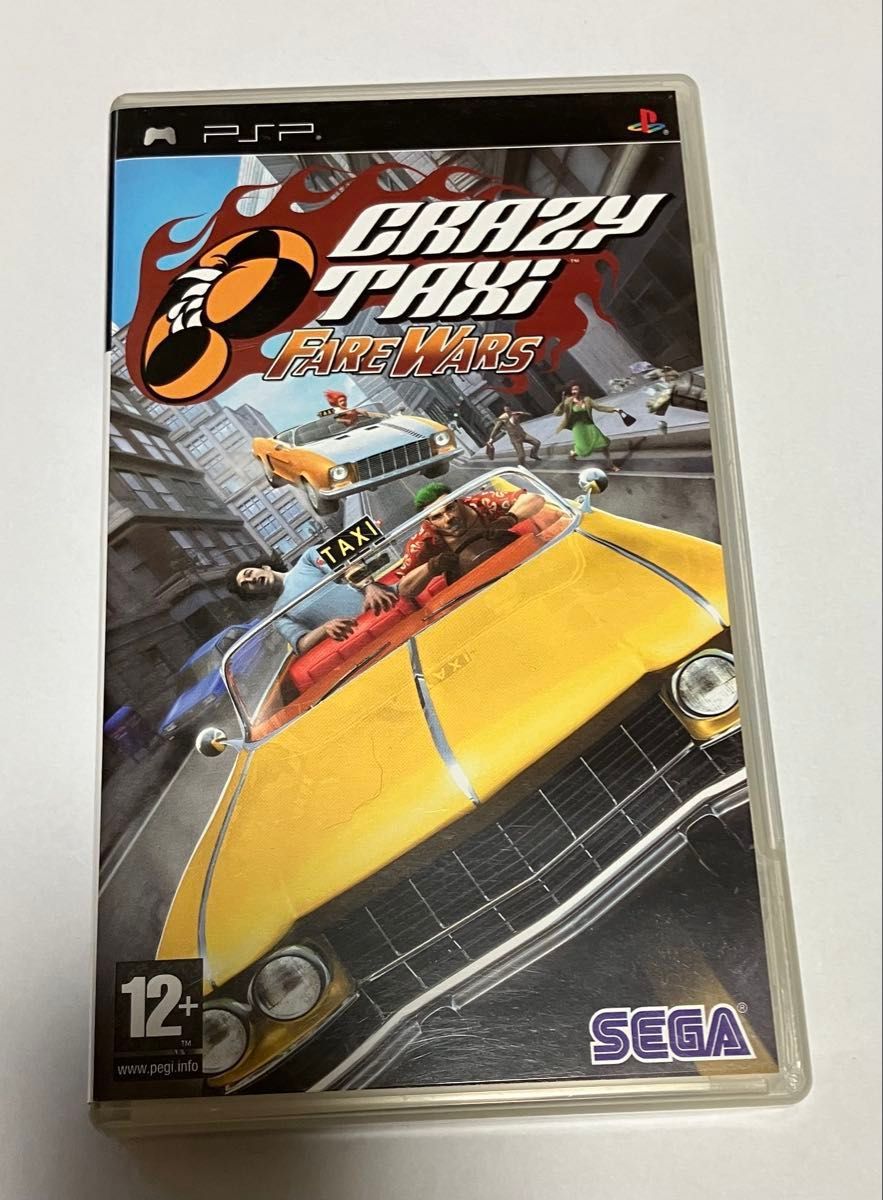 PSP クレイジータクシー フェアウォーズ CRAZY TAXI FARE WARS SEGA二手;物流保障;有些许损伤或污渍;航空禁运