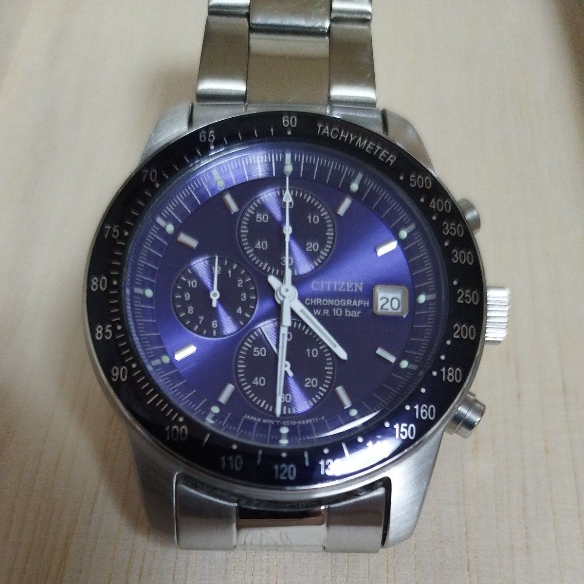 CITIZEN クロノグラフメンズ腕時計二手;物流保障;有些许损伤或污渍;易碎品