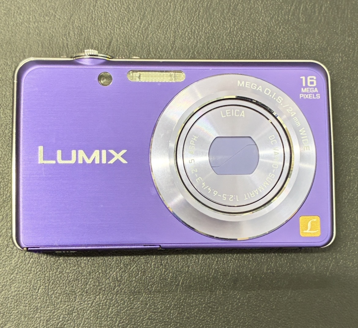 A1812★【動作未確認】Panasonic LUMIX DMC-FH8 バイオレット 純正バッテリー付ジャンク パナソニック ルミックス コンデジ 経年保管現状品