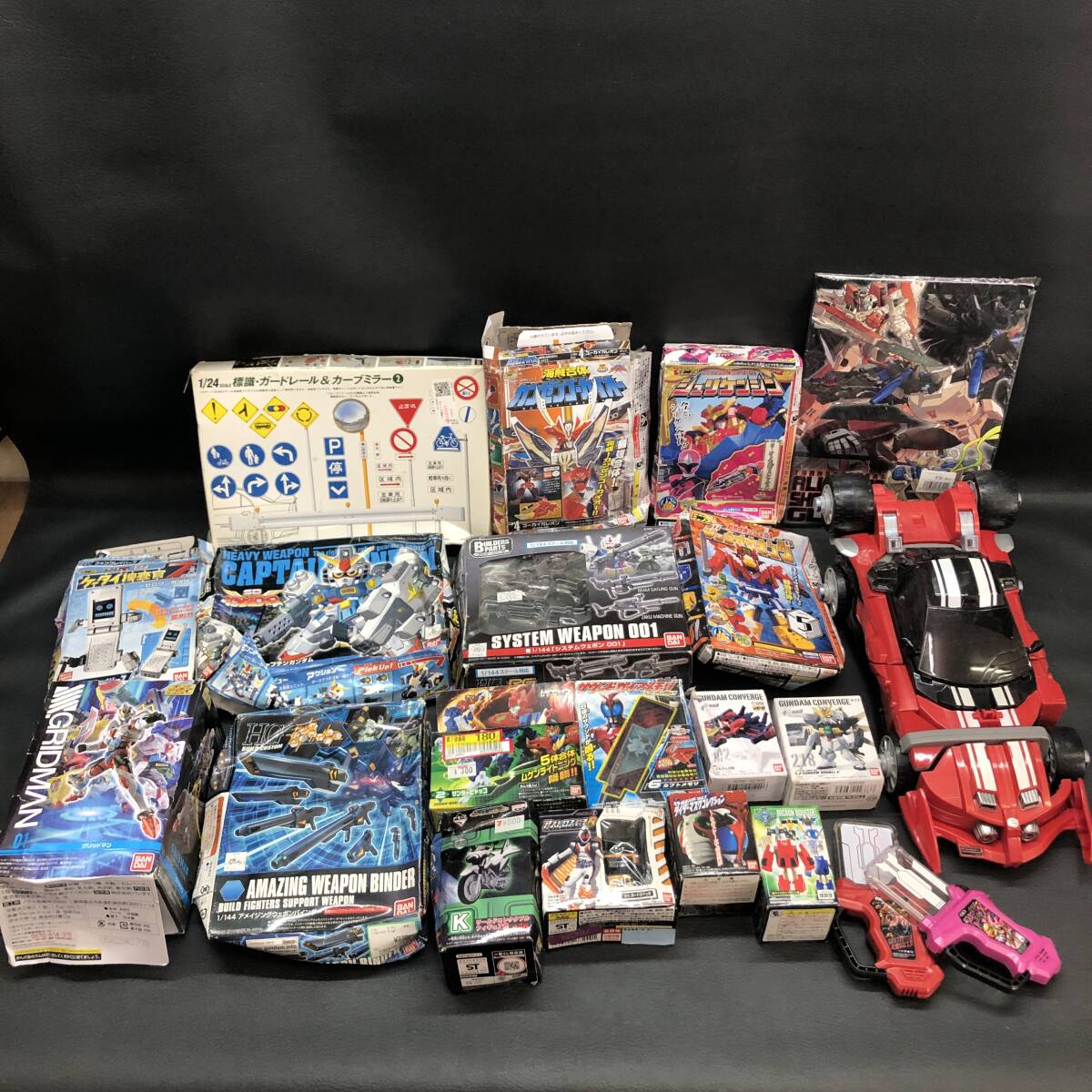 ●プラモデル 玩具 特撮 ガンダム スーパー戦隊 グリッドマン 仮面ライダー DXトライドロン まとめセット 開封済 現状品 ジャンク●T72132