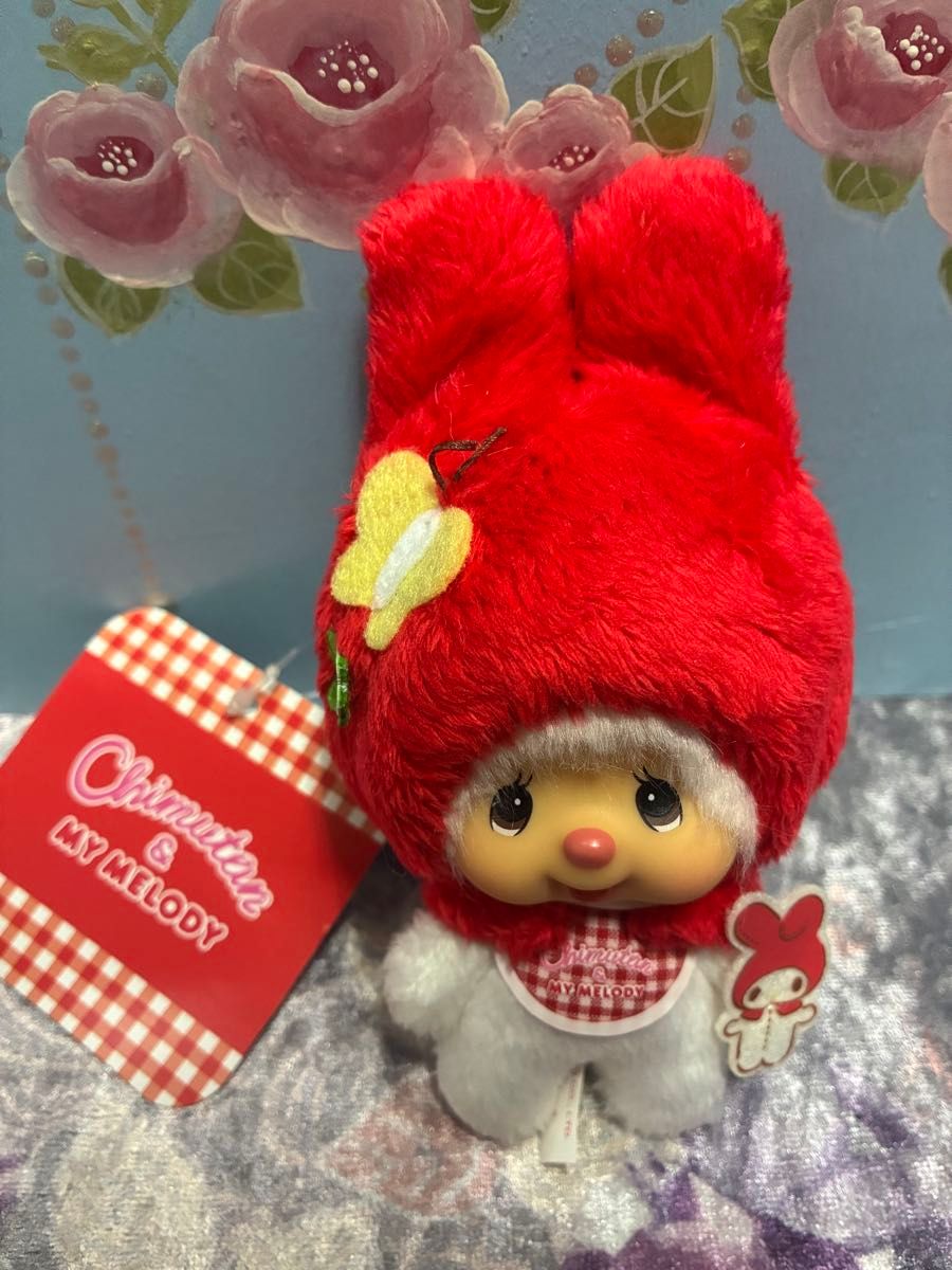 激レア チムたん マイメロディ コラボ マスコット ぬいぐるみ サンリオ モンチッチ二手;物流保障;未使用