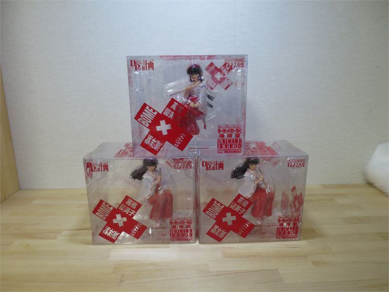 @TY-151　るーみっくわーるど 海洋堂ボトルオンフィギュアコレクション　犬夜叉　かごめ　桔梗　フィギュア