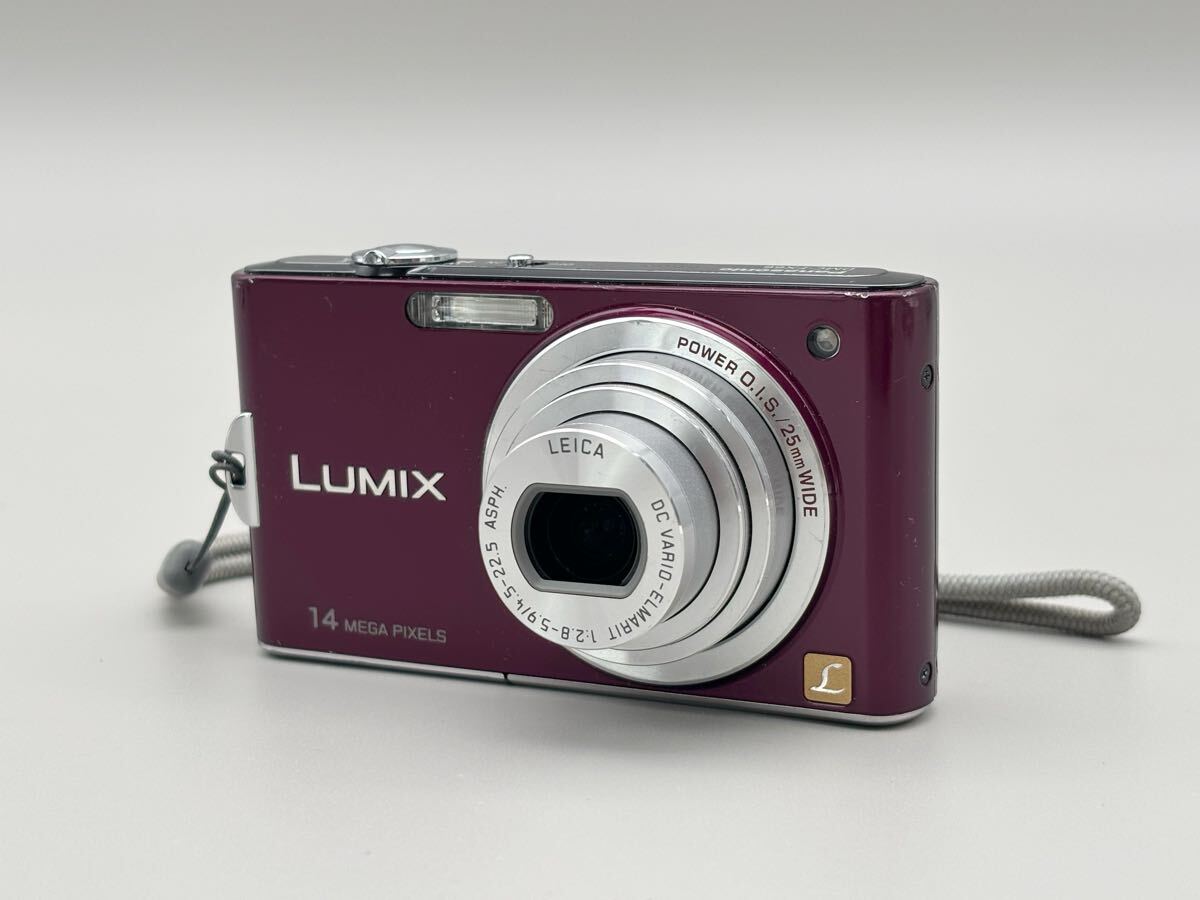 Panasonic パナソニック LUMIX ルミックス DMC-FX66 パープル コンパクトデジタルカメラ デジカメ 動作確認済み ⑦
