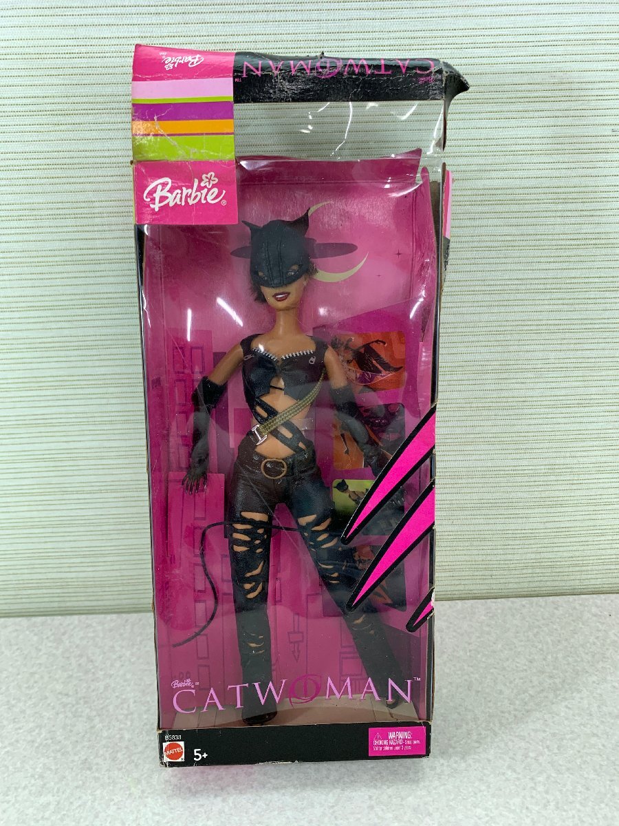 【ジャンク品】※箱イタミあり　マテル社　バービー人形　ハル・ベリー版キャットウーマン　B5838（30326060611027HD）