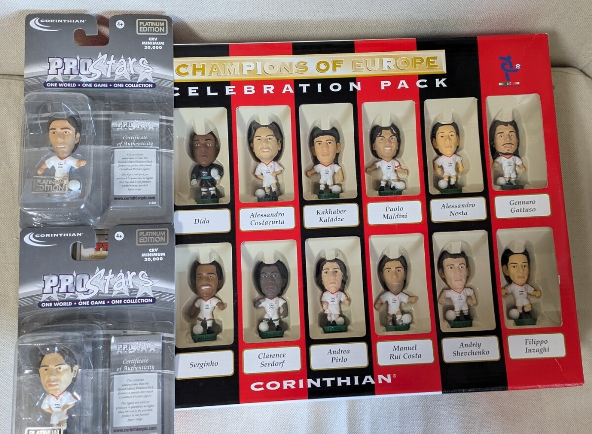 コリンシアン プロスターズ サッカーフィギュア CORINTHIAN　prostars ミラン　プラチナム
