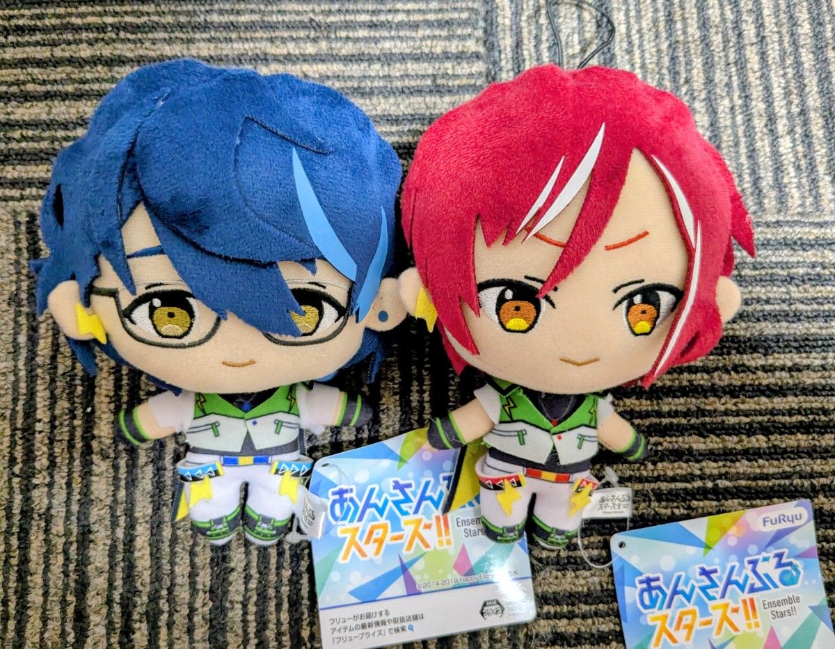 あんさんぶるスターズ ぬいぐるみ  Switch 逆先夏目 青葉つむぎ二手;物流保障;未使用;航空禁运